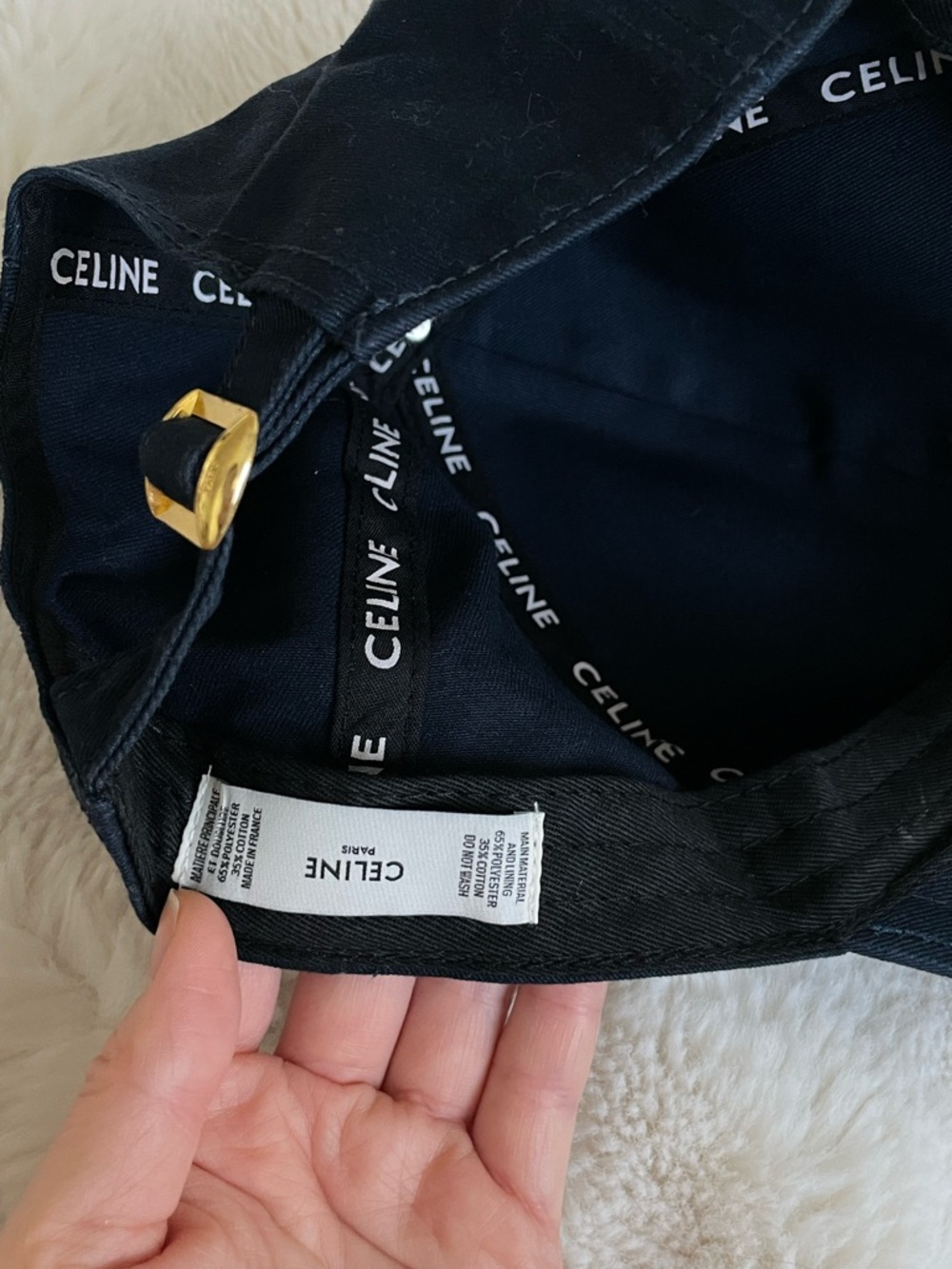 Celine C logo hat - Picture 3 of 3